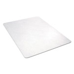 Alera All Day Use Non-Studded Chair Mat for Hard Floors, 46 x 60, Rectangular, Clear view 5
