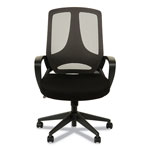 Alera MB Series Mesh Mid-Back Office Chair, Supports up to 275 lbs., Black Seat/Black Back, Black Base view 1