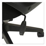 Alera MB Series Mesh Mid-Back Office Chair, Supports up to 275 lbs., Black Seat/Black Back, Black Base view 3