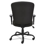 Alera Mota Series Big and Tall Chair, Supports up to 450 lbs, Black Seat/Black Back, Black Base view 3