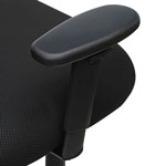 Alera Merix450 Series Mesh Big and Tall Chair, Supports up to 450 lbs, Black Seat/Black Back, Black Base view 4