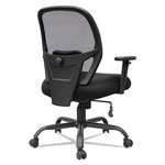 Alera Merix450 Series Mesh Big and Tall Chair, Supports up to 450 lbs, Black Seat/Black Back, Black Base view 5
