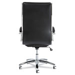 Alera Neratoli High-Back Slim Profile Chair, Supports up to 275 lbs, Black Seat/Black Back, Chrome Base view 4