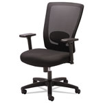 Alera Envy Series Mesh High-Back Swivel/Tilt Chair, Supports up to 250 lbs., Black Seat/Black Back, Black Base view 1