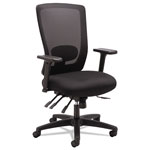 Alera Envy Series Mesh High-Back Multifunction Chair, Supports up to 250 lbs., Black Seat/Black Back, Black Base view 4