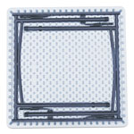 Alera Square Plastic Folding Table, 36w x 36d x 29 1/4h, White view 1