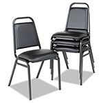 Alera Padded Steel Stacking Chair, Supports Up to 250 lb, 18.5