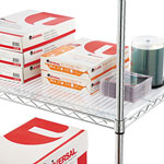 Alera Shelf Liners For Wire Shelving, Clear Plastic, 48w x 24d, 4/Pack view 3