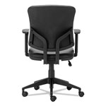 Alera Everyday Task Office Chair, Supports up to 275 lbs., Black Seat/Black Back, Black Base view 3