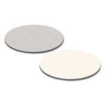 Alera Reversible Laminate Table Top, Round, 35 3/8w x 35 3/8d, White/Gray view 1
