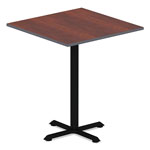Alera Reversible Laminate Table Top, Square, 35 3/8w x 35 3/8d, Medium Cherry/Mahogany view 1