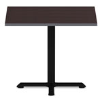 Alera Reversible Laminate Table Top, Square, 35 3/8w x 35 3/8d, Espresso/Walnut view 4