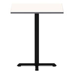 Alera Reversible Laminate Table Top, Square, 35 3/8w x 35 3/8d, White/Gray view 3