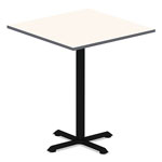 Alera Reversible Laminate Table Top, Square, 35 3/8w x 35 3/8d, White/Gray view 4