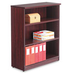 Alera Valencia Series Bookcase, Three-Shelf, 31 3/4w x 14d x 39 3/8h, Mahogany orginal image