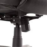 Alera Veon Series Executive High-Back Leather Chair, Supports up to 275 lbs, Black Seat/Black Back, Graphite Base view 5