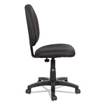 Alera Essentia Series Swivel Task Chair, Acrylic, Black view 2
