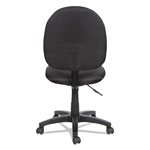 Alera Essentia Series Swivel Task Chair, Acrylic, Black view 3