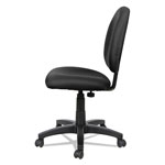 Alera Essentia Series Swivel Task Chair, Acrylic, Black view 4