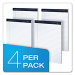 Ampad Gold Fibre Writing Pads, Wide/Legal Rule, 50 White 8.5 x 11.75 Sheets, 4/Pack view 4