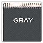 Ampad Gold Fibre Wirebound Project Notes Pad, Project-Management Format, Gray Cover, 70 White 8.5 x 11.75 Sheets view 4
