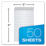 Ampad Memo Pads, Narrow Rule, Randomly Assorted Cover Colors, 50 White 3 x 5 Sheets view 2