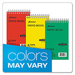 Ampad Memo Pads, Narrow Rule, Randomly Assorted Cover Colors, 50 White 3 x 5 Sheets view 3