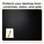 Artistic Office Products Leather Desk Pad w/Coaster, 19 x 24, Black view 4