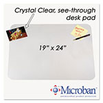 Artistic Office Products KrystalView Desk Pad with Antimicrobial Protection, 24 x 19, Clear view 4