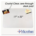 Artistic Office Products KrystalView Desk Pad with Antimicrobial Protection, 22 x 17, Clear view 5