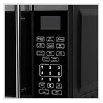 Avanti Products 0.7 Cubic Foot Microwave Oven, 700 Watts, Stainless Steel/Black view 3
