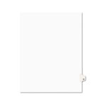 Avery Preprinted Legal Exhibit Side Tab Index Dividers, Avery Style, 10-Tab, 22, 11 x 8.5, White, 25/Pack orginal image