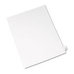 Avery Preprinted Legal Exhibit Side Tab Index Dividers, Avery Style, 10-Tab, 25, 11 x 8.5, White, 25/Pack view 1