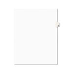 Avery Preprinted Legal Exhibit Side Tab Index Dividers, Avery Style, 10-Tab, 32, 11 x 8.5, White, 25/Pack orginal image
