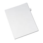 Avery Preprinted Legal Exhibit Side Tab Index Dividers, Avery Style, 10-Tab, 56, 11 x 8.5, White, 25/Pack view 1