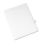 Avery Preprinted Legal Exhibit Side Tab Index Dividers, Avery Style, 10-Tab, 68, 11 x 8.5, White, 25/Pack view 1