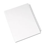 Avery Preprinted Legal Exhibit Side Tab Index Dividers, Avery Style, 25-Tab, 176 to 200, 11 x 8.5, White, 1 Set view 1