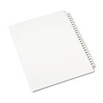 Avery Preprinted Legal Exhibit Side Tab Index Dividers, Avery Style, 25-Tab, 251 to 275, 11 x 8.5, White, 1 Set view 1