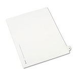 Avery Preprinted Legal Exhibit Side Tab Index Dividers, Avery Style, 26-Tab, A, 11 x 8.5, White, 25/Pack view 1