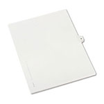 Avery Preprinted Legal Exhibit Side Tab Index Dividers, Avery Style, 26-Tab, N, 11 x 8.5, White, 25/Pack view 1