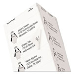 Avery Matte Clear Easy Peel Mailing Labels w/ Sure Feed Technology, Laser Printers, 1.33 x 4, Clear, 14/Sheet, 50 Sheets/Box view 1