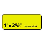 Avery High-Visibility Permanent Laser ID Labels, 1 x 2 5/8, Neon Yellow, 750/Pack view 4
