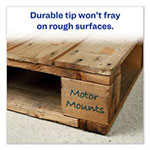 Avery MARKS A LOT Regular Desk-Style Permanent Marker, Broad Chisel Tip, Blue, Dozen view 2