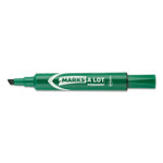 Avery MARKS A LOT Large Desk-Style Permanent Marker, Broad Chisel Tip, Green, Dozen orginal image