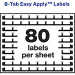Avery Multipurpose Label - Inkjet, Laser - Clear - 3 Total Sheets - 30 / Pack view 4