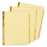 Avery Preprinted Laminated Tab Dividers w/Gold Reinforced Binding Edge, 31-Tab, Letter view 2