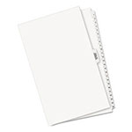 Avery Preprinted Legal Exhibit Side Tab Index Dividers, Avery Style, 26-Tab, 1 to 25, 14 x 8.5, White, 1 Set view 1