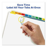 Avery Print and Apply Index Maker Clear Label Dividers, 12 Color Tabs, Letter, 5 Sets view 3