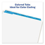 Avery Print and Apply Index Maker Clear Label Dividers, 5 Color Tabs, Letter, 5 Sets view 3