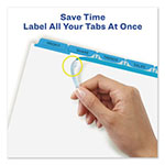 Avery Print and Apply Index Maker Clear Label Dividers, 5 Color Tabs, Letter, 5 Sets view 5